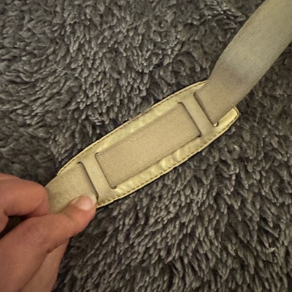 COACH Y2K Julia Gold Canvas Crossbody - Picture 11 of 14